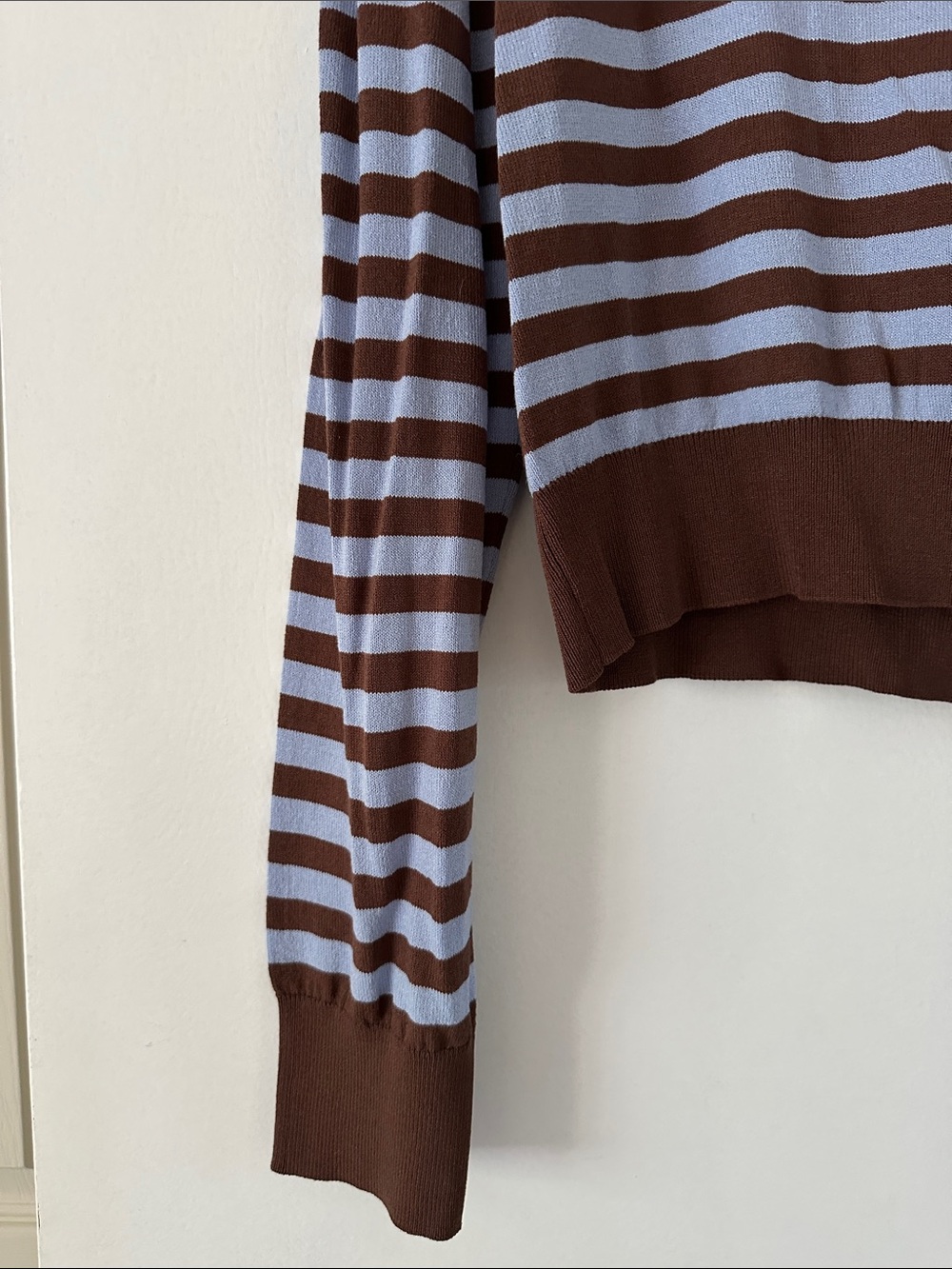 525 American Striped Button Cardigan - Picture 4 of 6